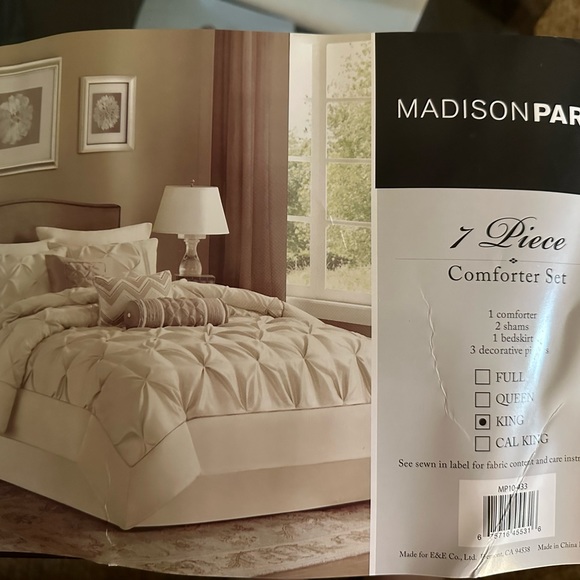 Madison Park Bedding King Comforter Set 7 Piece Madison Park King